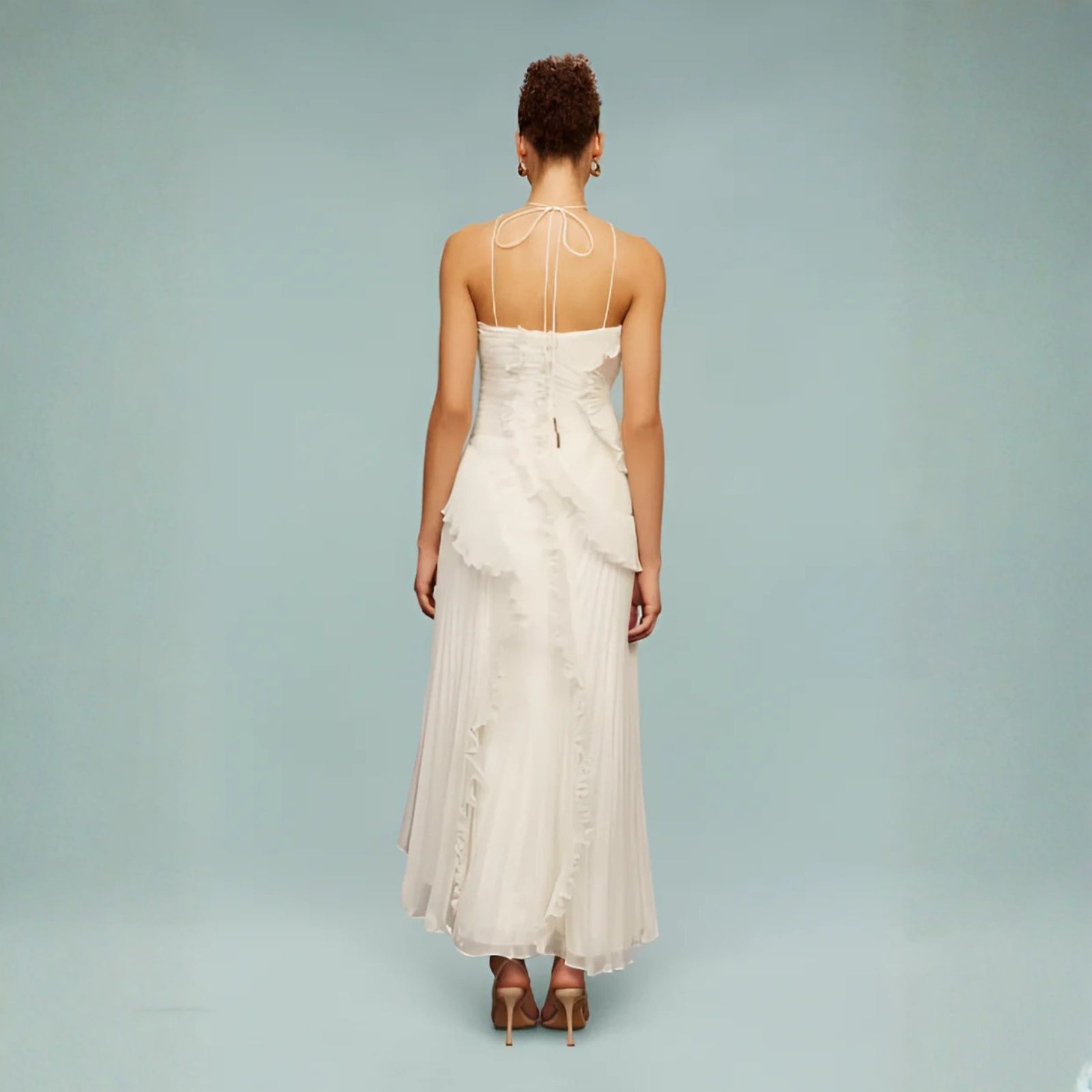 The Amalfi Ruffle High-Low Dress