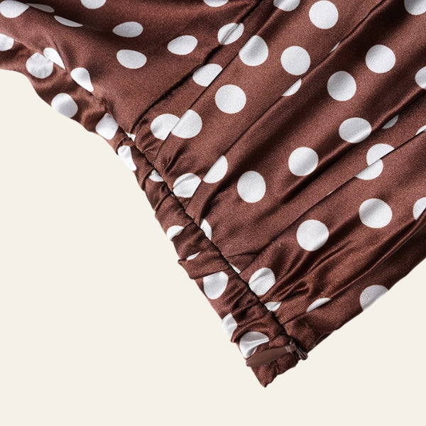The Vienna Tie-Neck Polka Dot Blouse