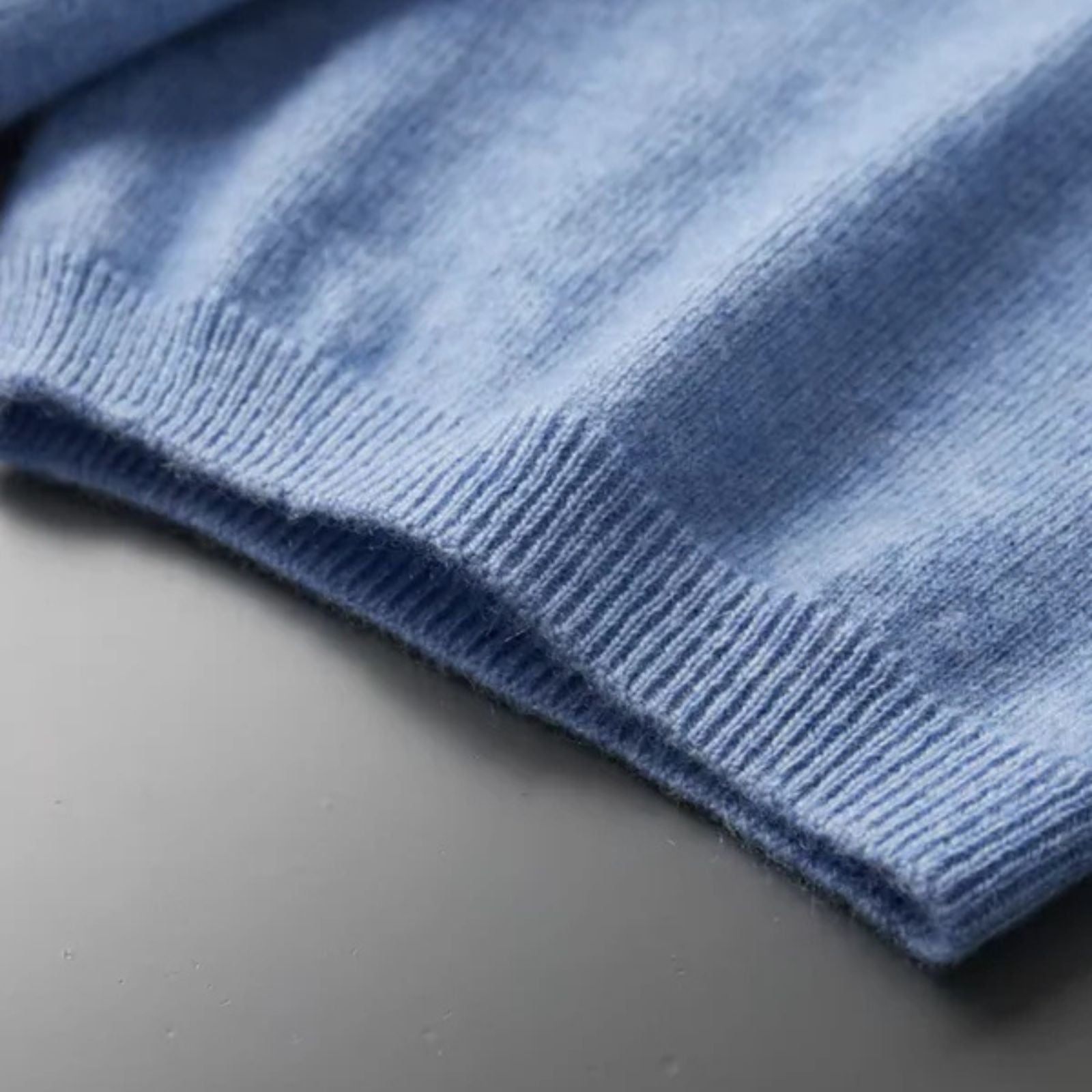 The Vienna Cashmere Mock Neck T-Shirt