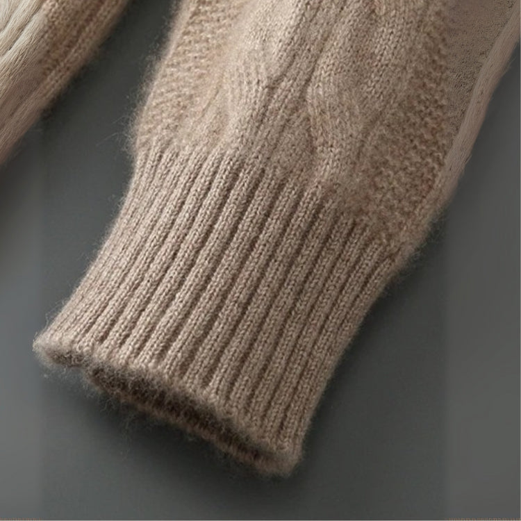 The Lucerne Merino Wool Cable Knit