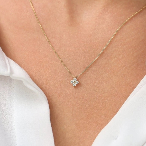 The Riviera Four-Petal Pendant Necklace