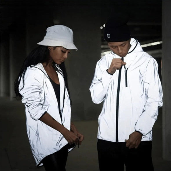 The Luminate Reflective Hooded Shell Jacket