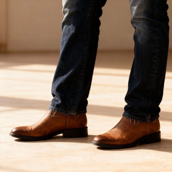 The Frontier Embroidered Western Boots