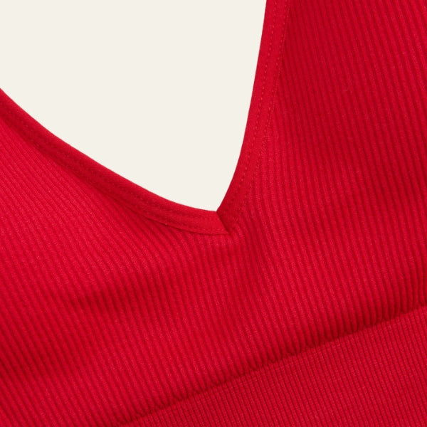 The Santini Ribbed Seamless Active Bra