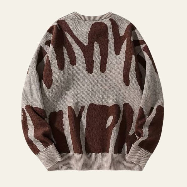 The Milano Abstract Knit Sweater