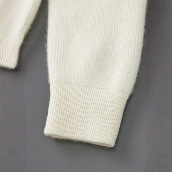 The Aspen Merino Wool Zip Knit