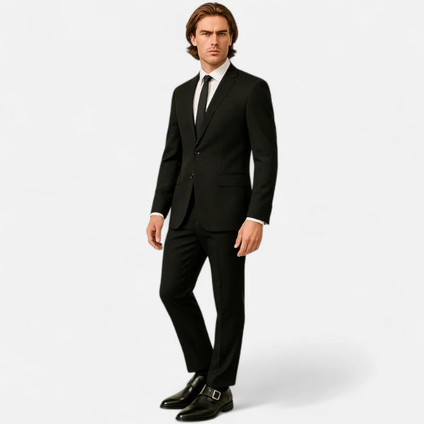 The Milan Black Monk Loafer