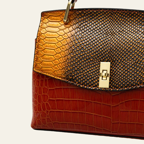 The Milano Structured Top-Handle Shoulder Bag