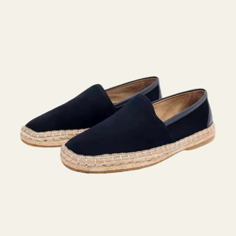 The Capri Suede Espadrilles Navy - Main Image