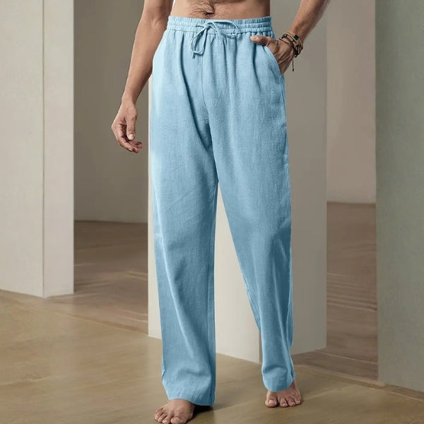 The Malibu Drawstring Eco-Linen Trousers