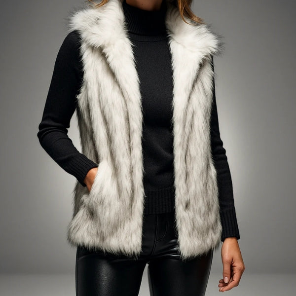 The Aspen Plush Faux-Fur Vest