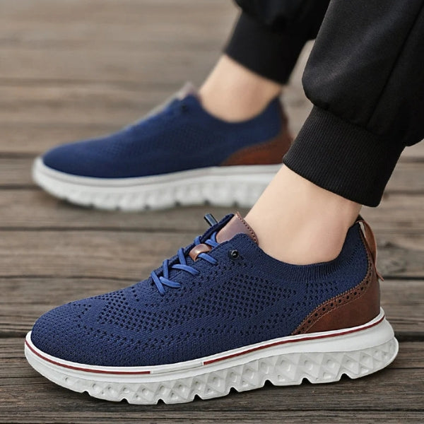 The Riviera Textured Knit Sneakers