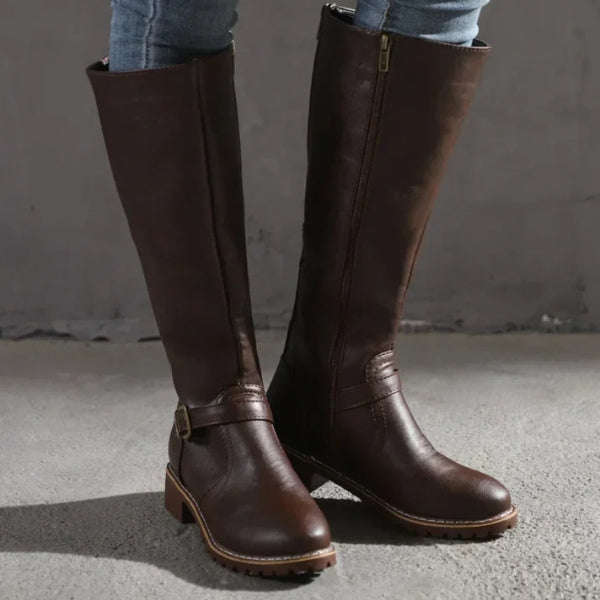 The Aspen Buckle Knee Boot