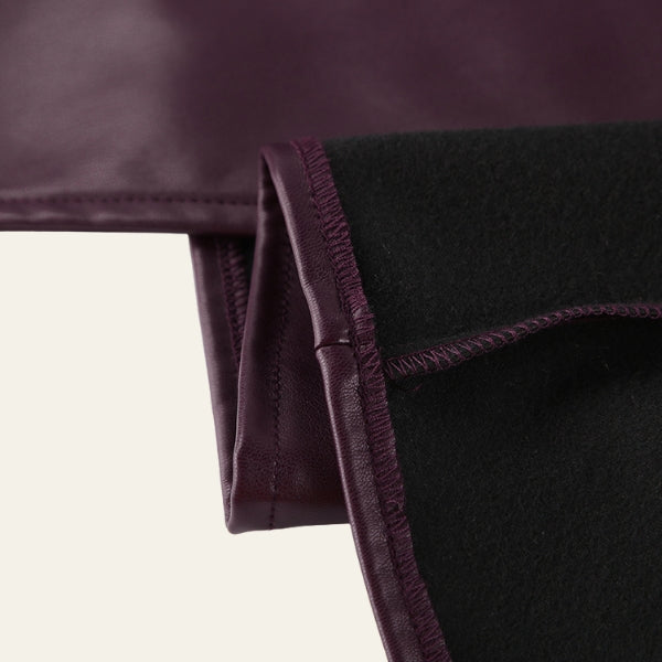 The Milan Belted Leather Jacket