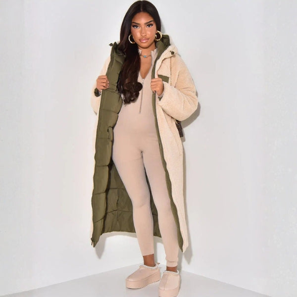 The Oslo Reversible Hooded Puffer Coat