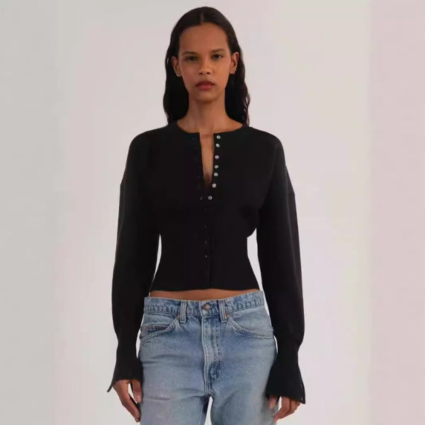 The Capri Sculpted Knit Cardigan