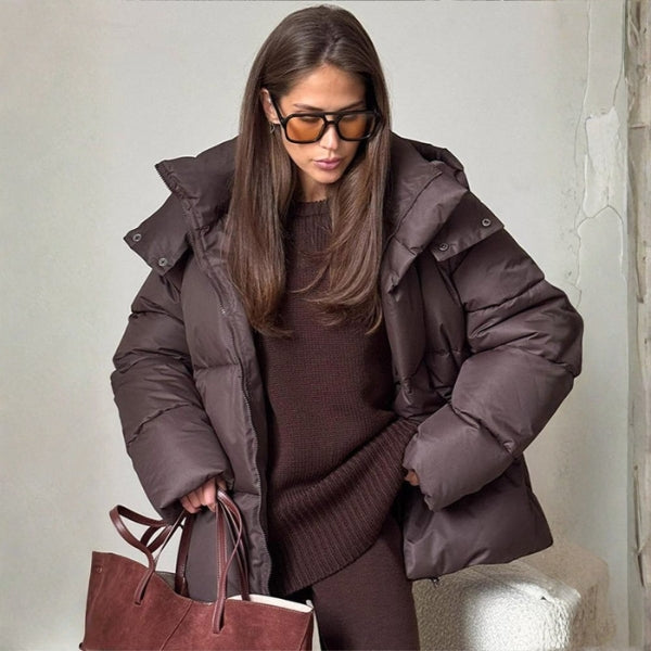 The Aspen Detachable Hood Puffer Jacket