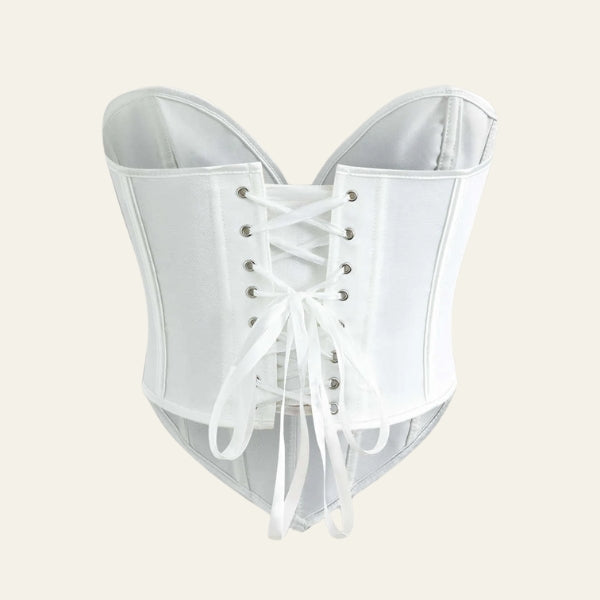 The Florence Lace-Up Corset Top