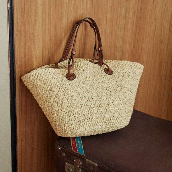 The Majorca Woven Multi-Strap Tote
