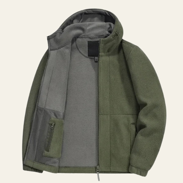 The Nordvik Insulated Hooded Fleece Jacket
