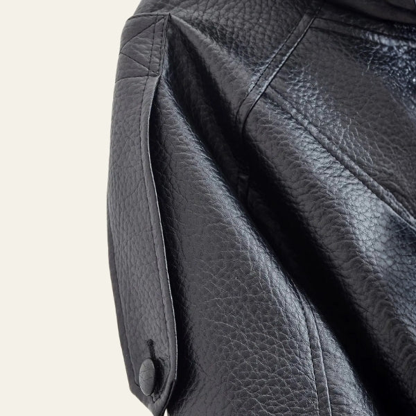 The Lucille Asymmetrical Leather Jacket