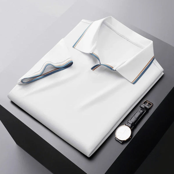The Riviera Contrast-Trim Polo Shirt