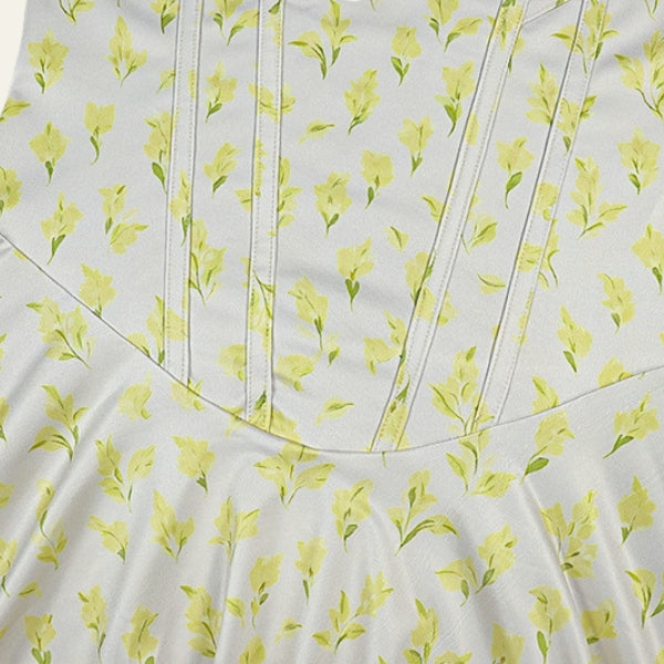 The Amalfi Floral Print Midi Dress