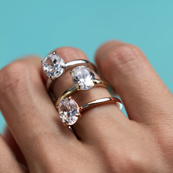 The Aurelia Oval Solitaire Ring