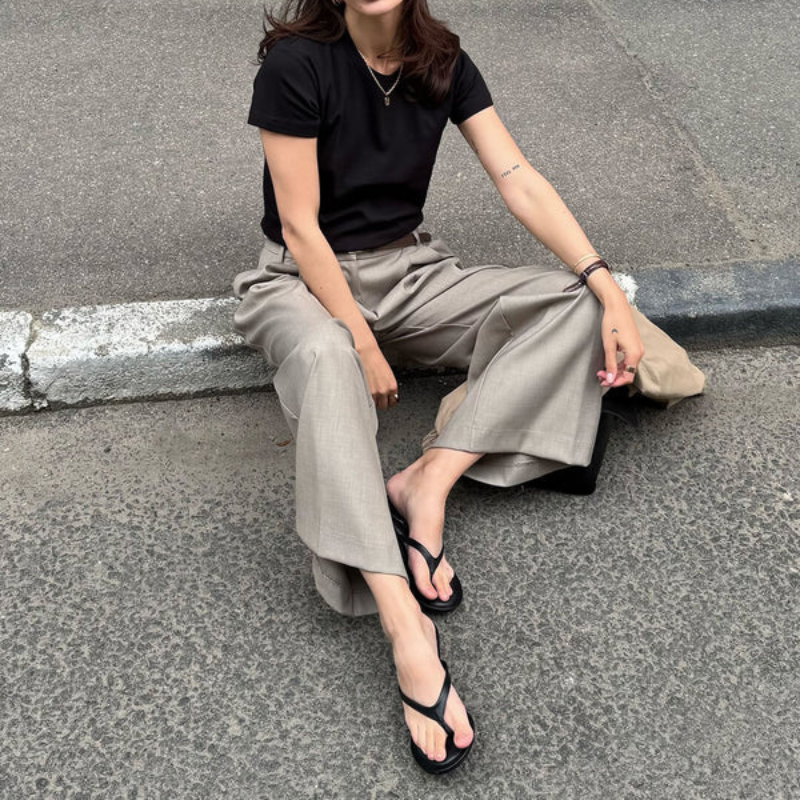 The Marseille Suede Kitten Sandal