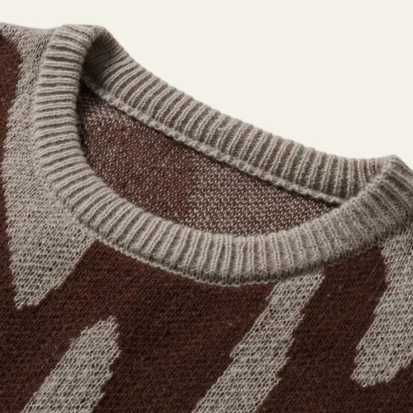 The Milano Abstract Knit Sweater
