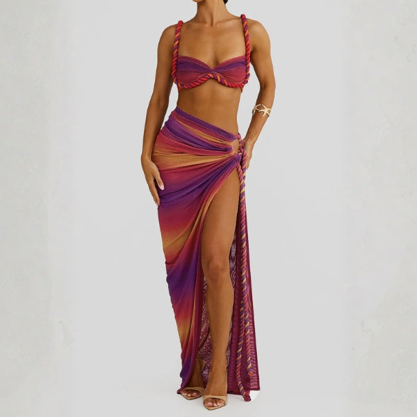 The Mykonos Braided Ombré Set