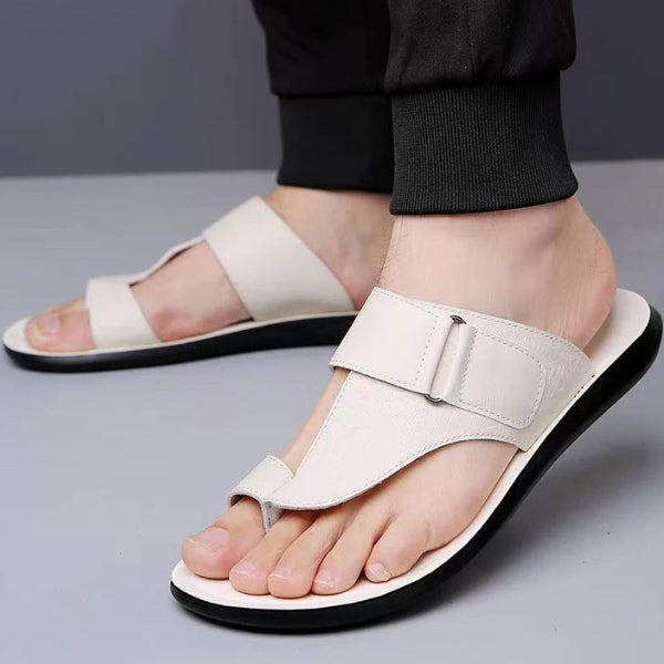 The Riviera Geometric-Embossed Slides