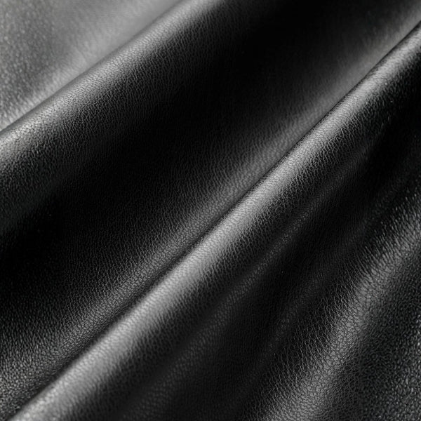 The Vienna Leather Split Midi Skirt