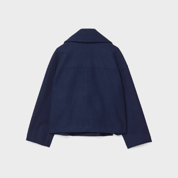 The Copenhagen Wool Cropped Coat