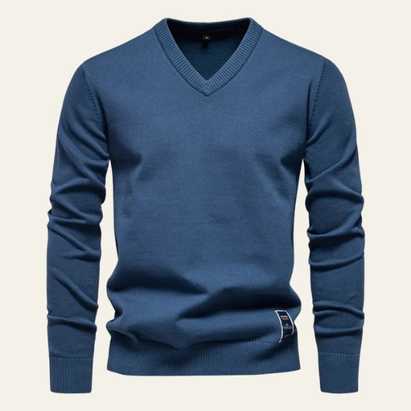 The Marseille Knit V-Neck Sweater