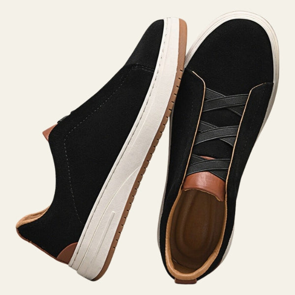The Porto Elastic-Panel Slip-On Sneakers