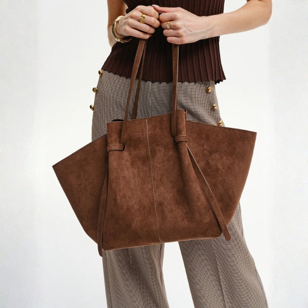 The Palermo Soft-Suede Oversize Tote