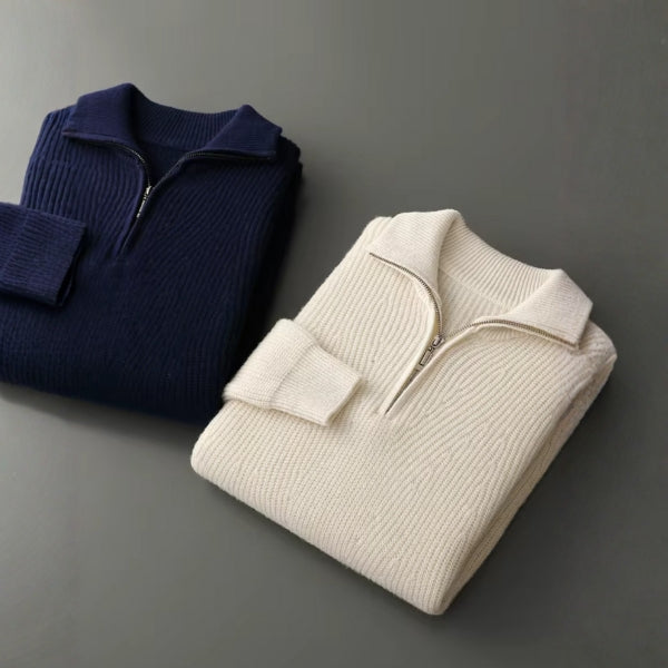 The Chamonix Merino Wool Quarter Zip