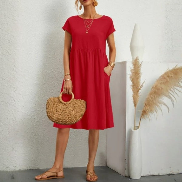 The Amalfi Pocketed Midi Dress