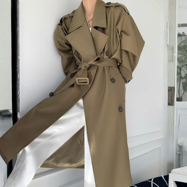 The Marlowe Belted Oversized Trench Coat