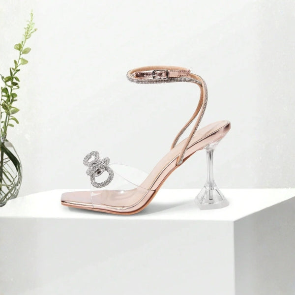 The St. Tropez Crystal Wrap Heel