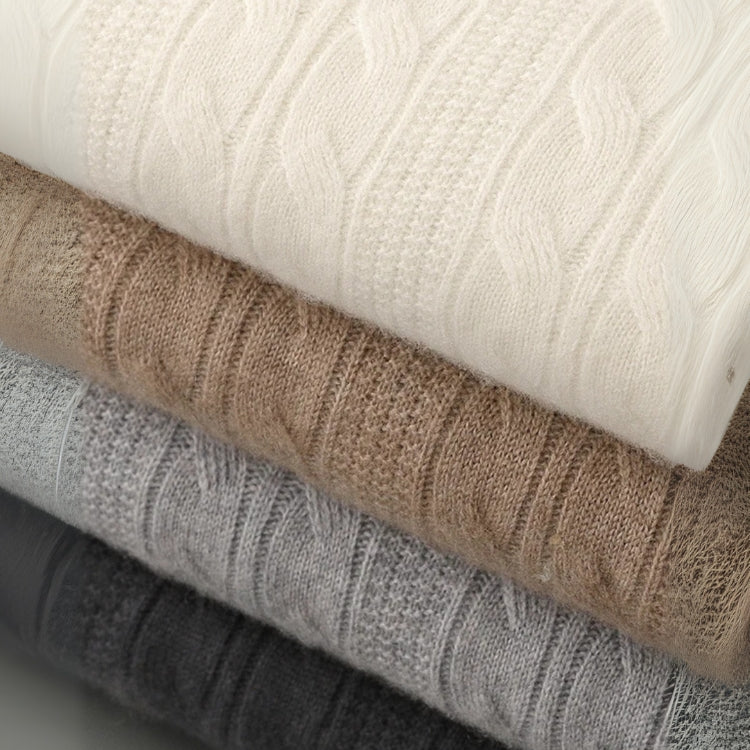 The Lucerne Merino Wool Cable Knit