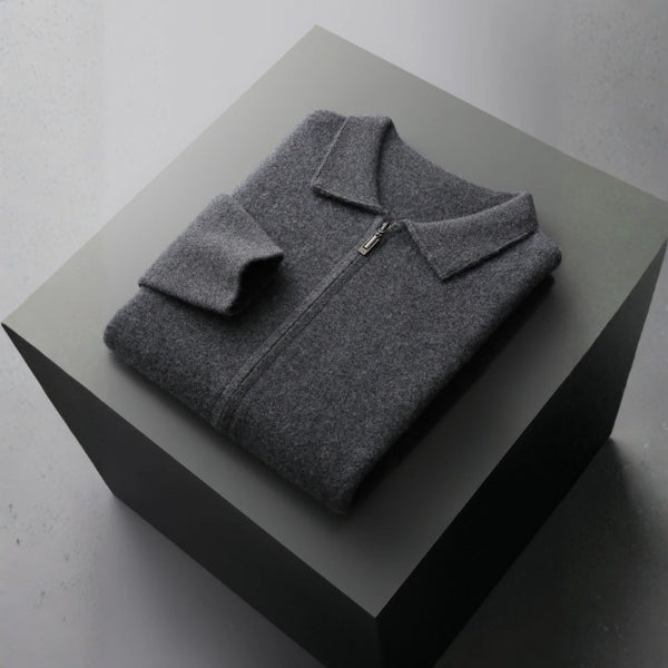 The Lucerne Cashmere Zip Jacket