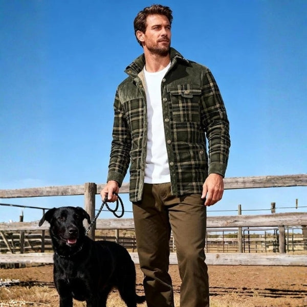 The Hampshire Fleece-Lined Plaid Overshirt Jacket