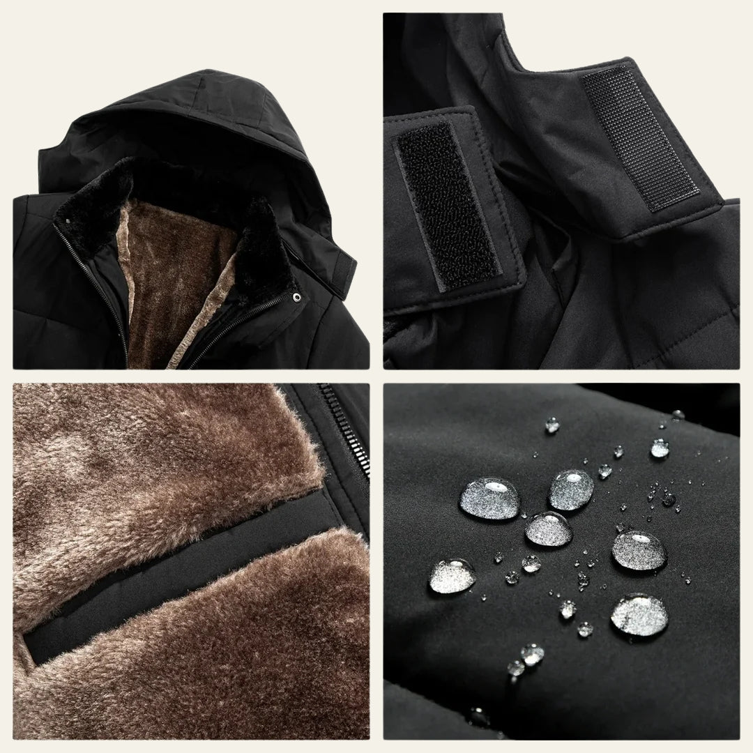 The Aspen Hooded Plush-Lined Puffer Jacket