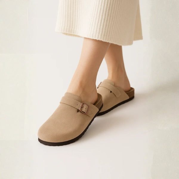 The Amalfi Suede Cork Clog