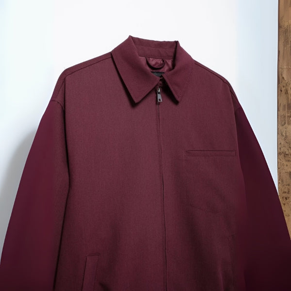 The Vienna Burgundy Jacket