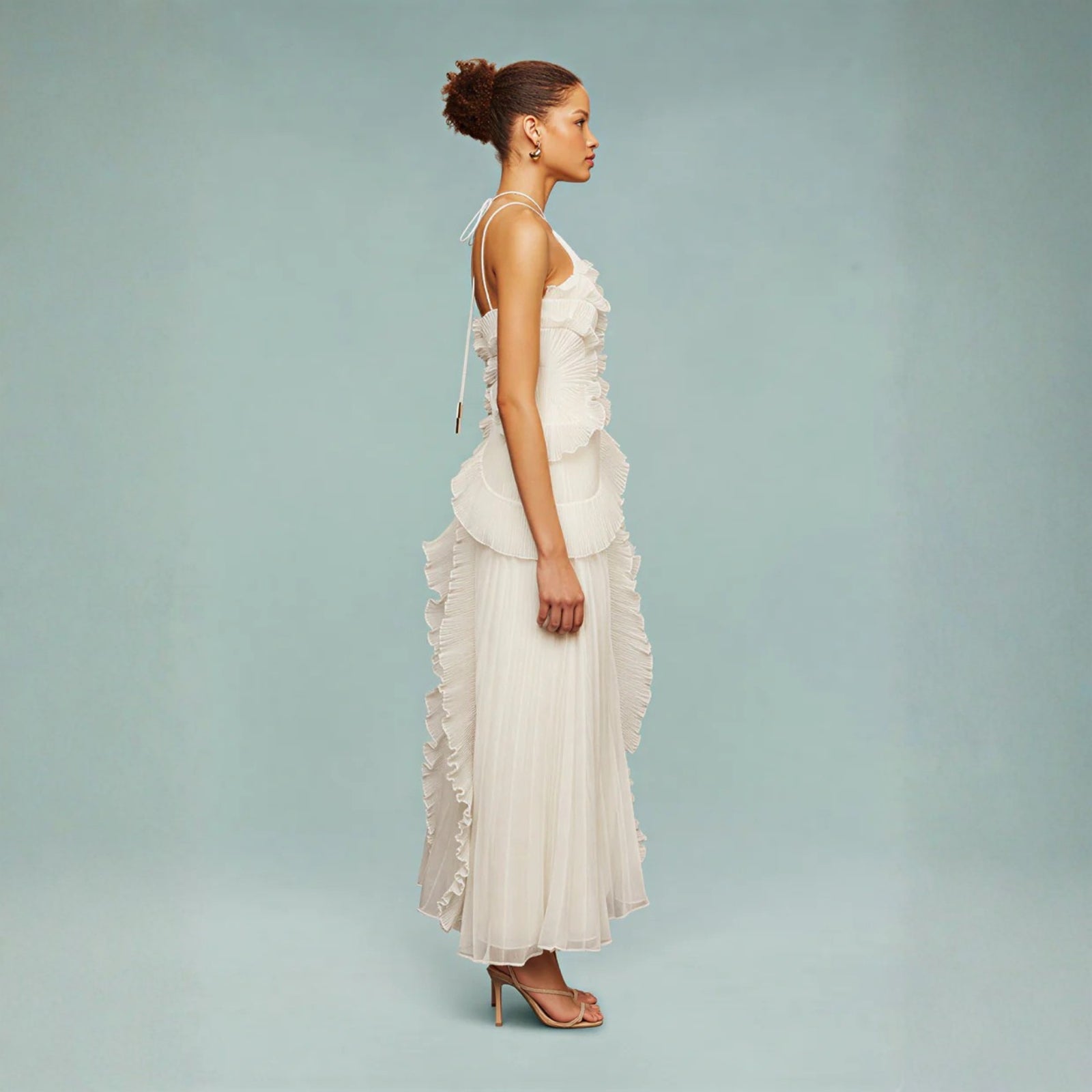 The Amalfi Ruffle High-Low Dress