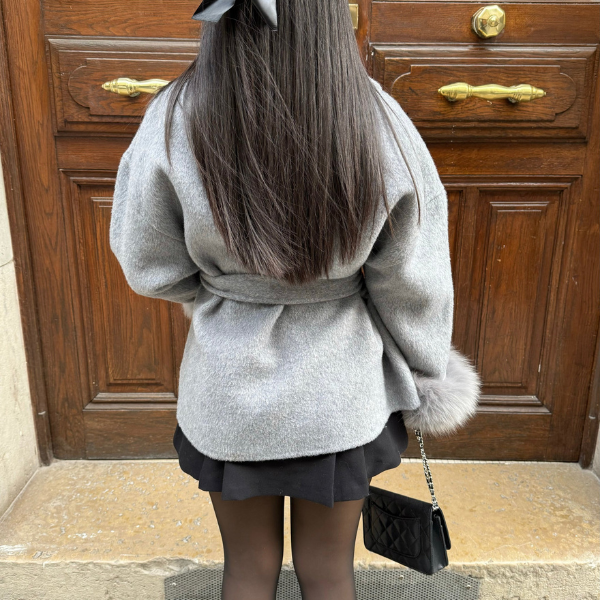 The Verona Wool Wrap Coat