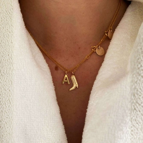 The Austin Boot Charm Necklace